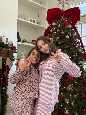 AIFS Teilnehmerin während ihres Aufenthalts als Au Pair in den USA an Weihnachten