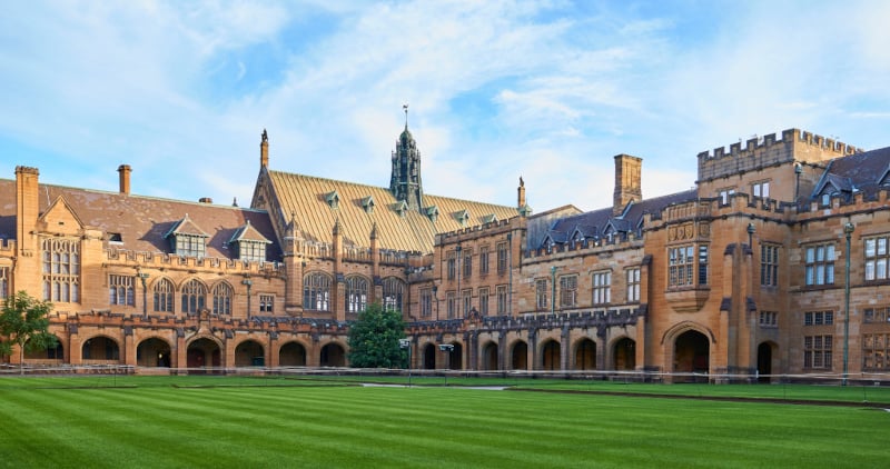 Gebäude der University of Sydney beim Auslandssemester mit AIFS